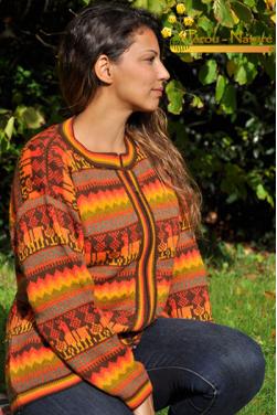 Veste grand taille, ample et confortable Mandarine