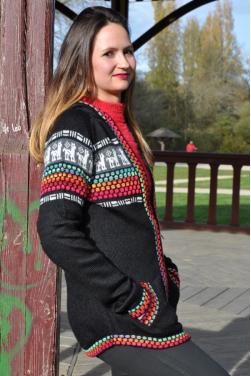 Veste Femme Ample en Alpaga, Élégante et Ultra-Douce