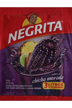 Chicha morada en sachet.