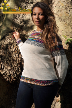 Pullover coupe droite et col rond