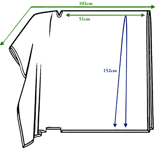 Patron et dimension poncho Kadjka
